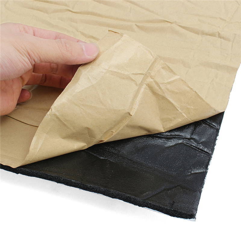 140x100cm/100x100cm automobilio garsą slopinantis kilimėlis triukšmo gaubto izoliacija slopinantis gaubtas variklio ugniasienė karščio aliuminio putų lipdukas