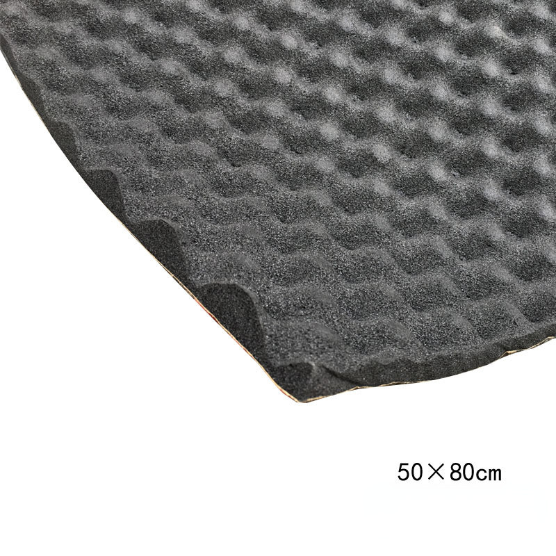 50*80cm Wavy Studio Ήχος Ακουστική Απορρόφηση Αυτοκινήτου Heatproof Wave Foam Deadener Ηχομόνωση αυτοκινήτου βαμβακερή