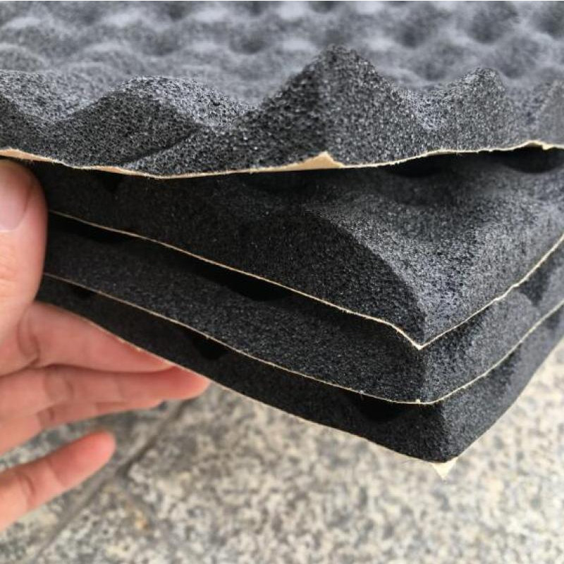50*80cm Wavy Studio Ήχος Ακουστική Απορρόφηση Αυτοκινήτου Heatproof Wave Foam Deadener Ηχομόνωση αυτοκινήτου βαμβακερή
