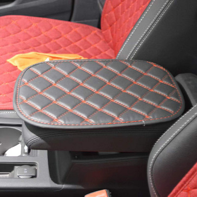 Automašīnas roku balstu paklājiņš Universāls salona ādas spilventiņš Auto roku balsti Uzglabāšanas kaste Paklāji Putekļu necaurlaidīgs Spilvena Pārsega Aizsargs Ūdens Necaurlaidīgs
