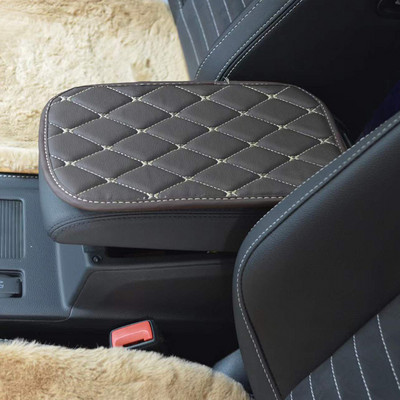 Automašīnas roku balstu paklājiņš Universāls salona ādas spilventiņš Auto roku balsti Uzglabāšanas kaste Paklāji Putekļu necaurlaidīgs Spilvena Pārsega Aizsargs Ūdens Necaurlaidīgs