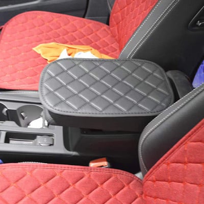 Automašīnas roku balstu paklājiņš Universāls salona ādas spilventiņš Auto roku balsti Uzglabāšanas kaste Paklāji Putekļu necaurlaidīgs Spilvena Pārsega Aizsargs Ūdens Necaurlaidīgs