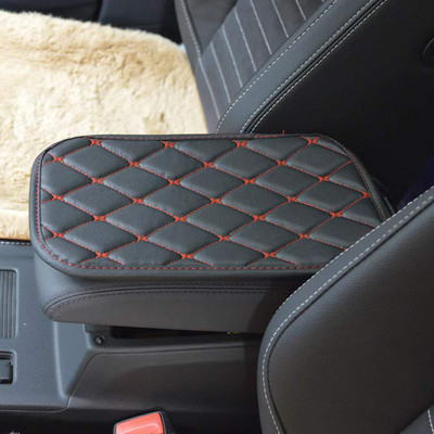 Automašīnas roku balstu paklājiņš Universāls salona ādas spilventiņš Auto roku balsti Uzglabāšanas kaste Paklāji Putekļu necaurlaidīgs Spilvena Pārsega Aizsargs Ūdens Necaurlaidīgs