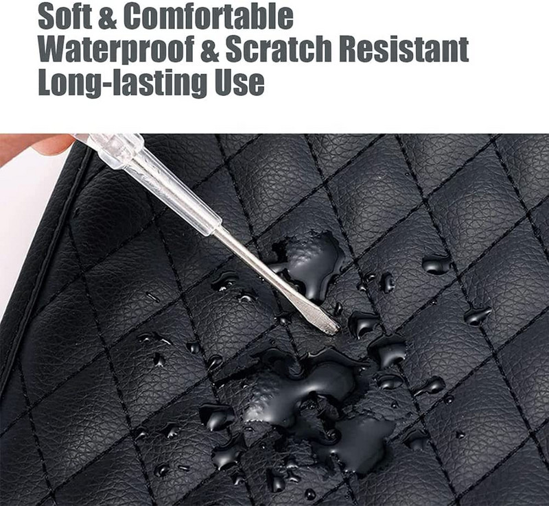 Automobilio porankio kilimėlis Universalus salono odinis padas, automatinis porankių laikymo dėžutės kilimėlis, atsparus dulkėms, pagalvėlės užvalkalas, apsaugantis nuo vandens