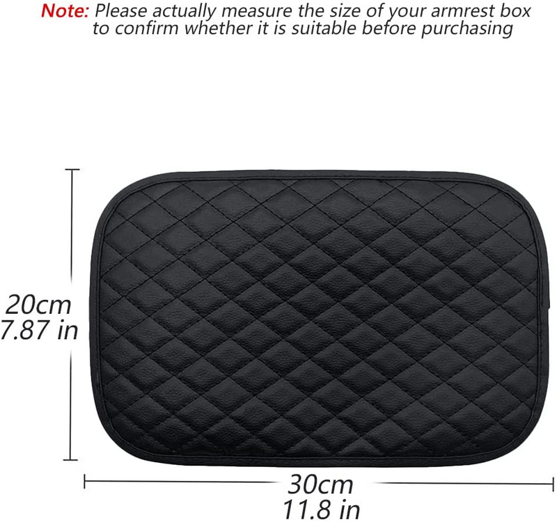 Automobilio porankio kilimėlis Universalus salono odinis padas, automatinis porankių laikymo dėžutės kilimėlis, atsparus dulkėms, pagalvėlės užvalkalas, apsaugantis nuo vandens