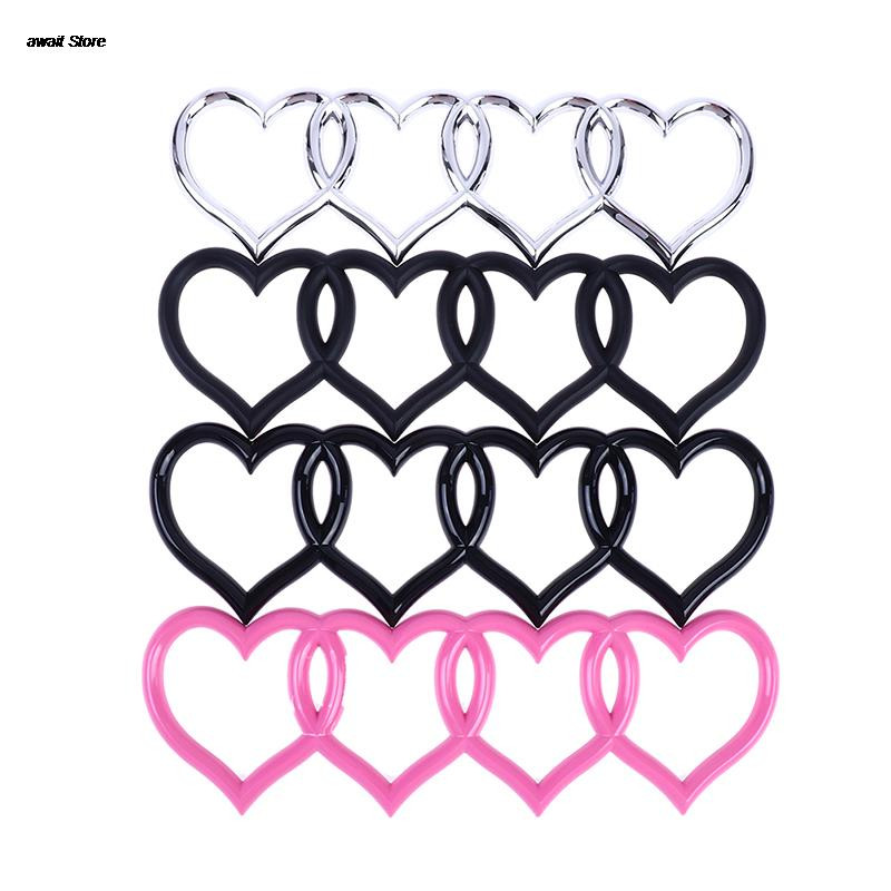 Αυτοκόλλητο αυτοκινήτου Love Heart Logo Πίσω πορτμπαγκάζ Ετικέτα έμβλημα έμβλημα για ανταλλακτικά Audi