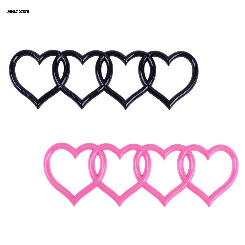 Αυτοκόλλητο αυτοκινήτου Love Heart Logo Πίσω πορτμπαγκάζ Ετικέτα έμβλημα έμβλημα για ανταλλακτικά Audi