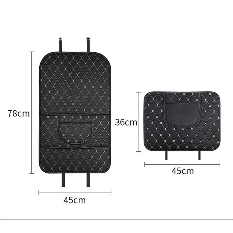 PU odinė automobilio sėdynė, apsauganti nuo smūgių, automobilio sėdynės atlošas vaikams, apsaugantis nuo nešvarumų, universalus galinės sėdynės laikiklis