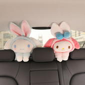 Car Tissue Box Yugui Kutyaautó Kreatív függőszékkel Hátsó autó Szép internetes Celebrity Rabbit autós doboz szett