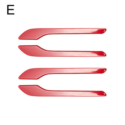 για Tesla Model 3 Model Y Αυτοκόλλητα με περιτύλιγμα λαβής πόρτας αυτοκινήτου 4τμχ Σετ ABS Πλαστικό Κιτ Κιτ λαβής τροποποίησης