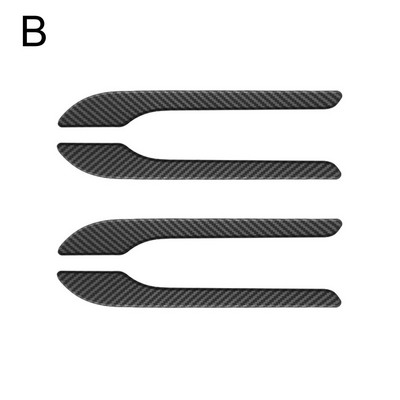 για Tesla Model 3 Model Y Αυτοκόλλητα με περιτύλιγμα λαβής πόρτας αυτοκινήτου 4τμχ Σετ ABS Πλαστικό Κιτ Κιτ λαβής τροποποίησης