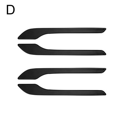 για Tesla Model 3 Model Y Αυτοκόλλητα με περιτύλιγμα λαβής πόρτας αυτοκινήτου 4τμχ Σετ ABS Πλαστικό Κιτ Κιτ λαβής τροποποίησης