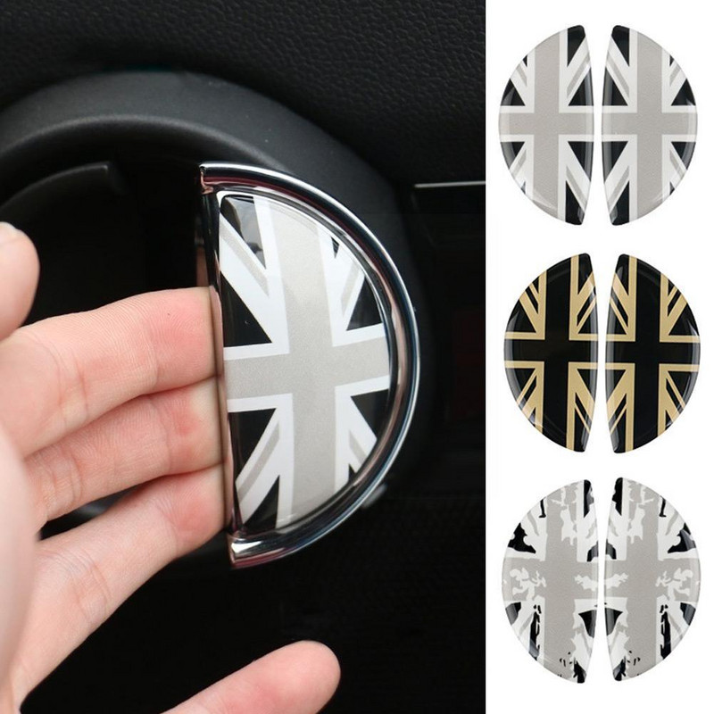 1 Αυτοκόλλητο 3D Crystal εποξειδικής εσωτερικής λαβής αυτοκινήτου για BMW MINI COOPER R56 R55 R60 R61 Countryman F55 F56 F60 Car Styl L5T3