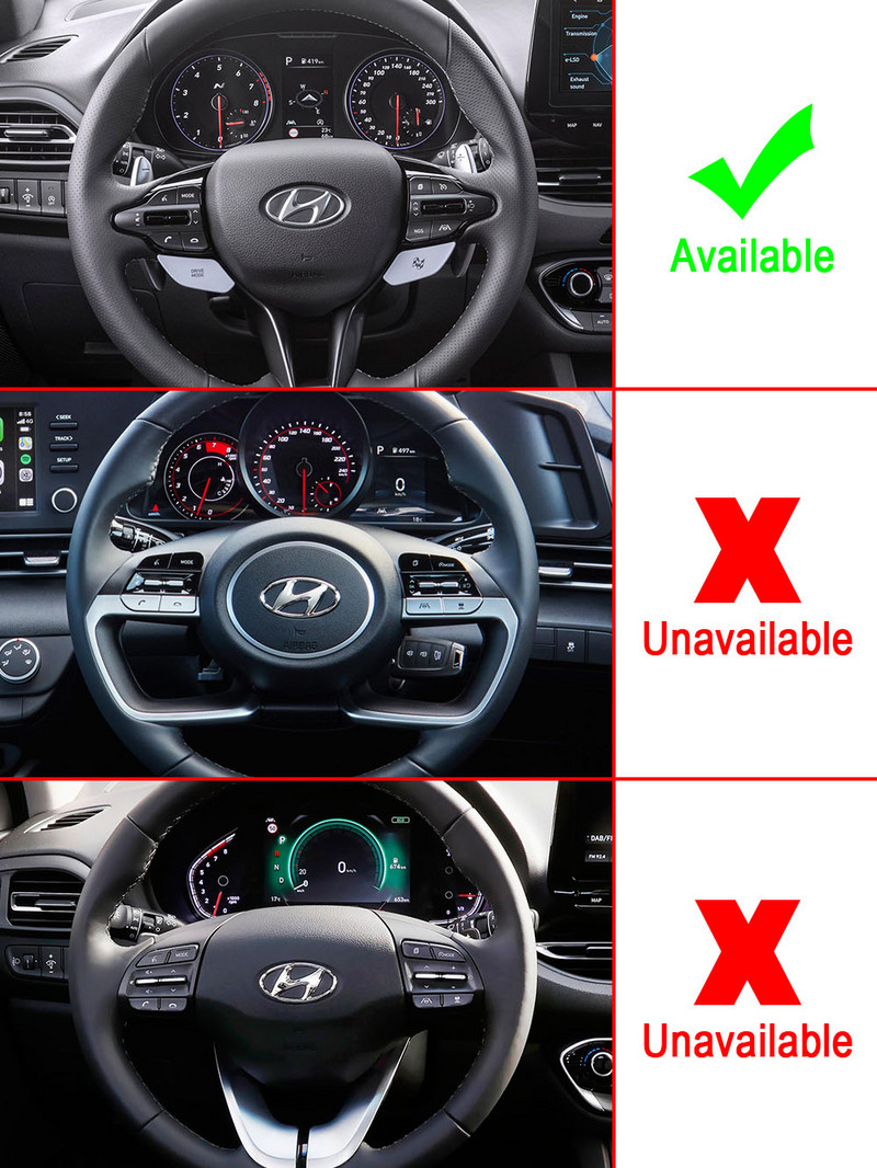 Лост за превключване на волана на автомобила DSG Extender Стикер за Hyundai I30 Wagon N Line Veloster KONA N Elantra Avante GT N-line CN7
