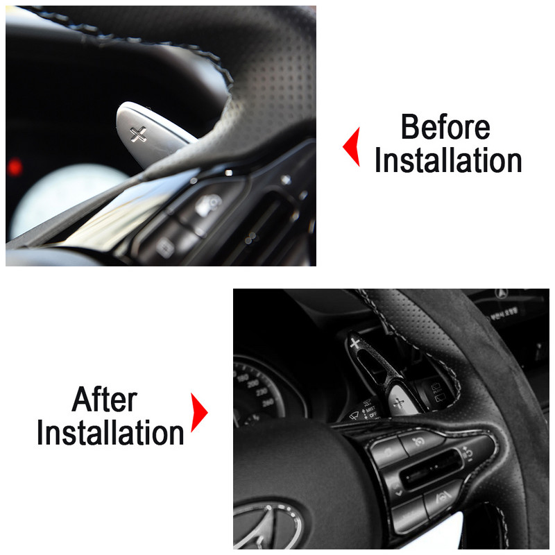 Лост за превключване на волана на автомобила DSG Extender Стикер за Hyundai I30 Wagon N Line Veloster KONA N Elantra Avante GT N-line CN7