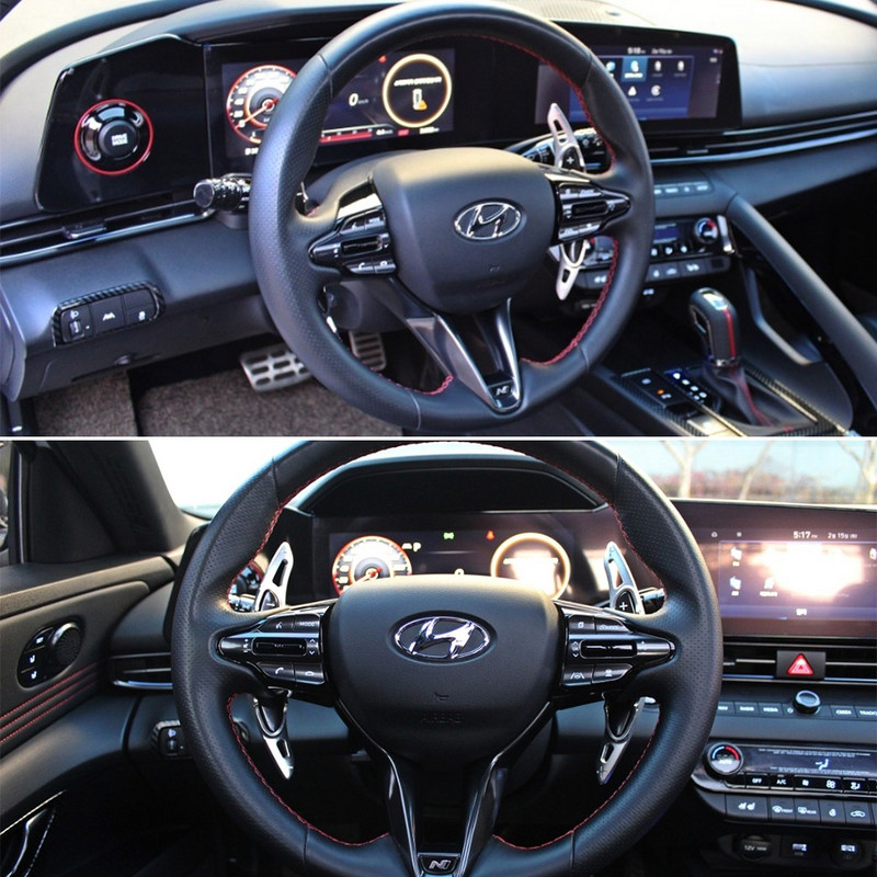 Лост за превключване на волана на автомобила DSG Extender Стикер за Hyundai I30 Wagon N Line Veloster KONA N Elantra Avante GT N-line CN7