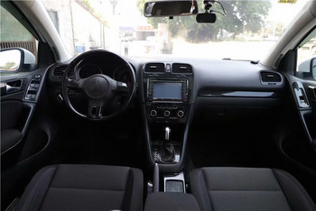 Εσωτερική επένδυση 5D για VW Golf 6 MK6 2009-2013 Αξεσουάρ αυτοκινήτου Κεντρική κονσόλα από ανθρακονήματα Πάνελ ABS για αυτοκόλλητα αυτοκινήτου Golf Mk6