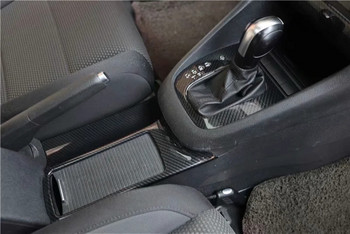 Вътрешна облицовка 5D за VW Golf 6 MK6 2009-2013 Автомобилни аксесоари Карбонова централна конзола ABS панел за Golf Mk6 Автомобилни стикери