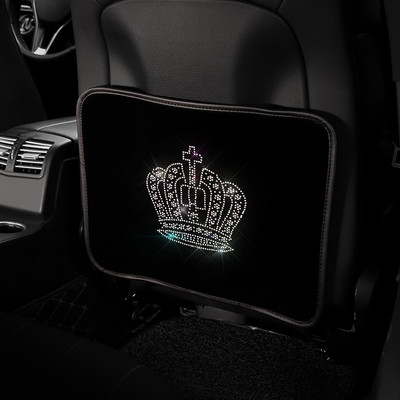 Prabangus vaikams skirtas spyruoklinis padėklas, skirtas automobilinei kėdutei, deimantinis kalnų krištolas, krištolinis vaikams.