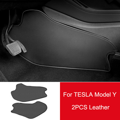 Paredzēts Tesla Model Y Model 3 TPE centrālās vadības sānu aizsardzībai pret atsitiena spilventiņu aizsargājošs pēdas paliktnis Centrālā vadības sānu paneļa vāks