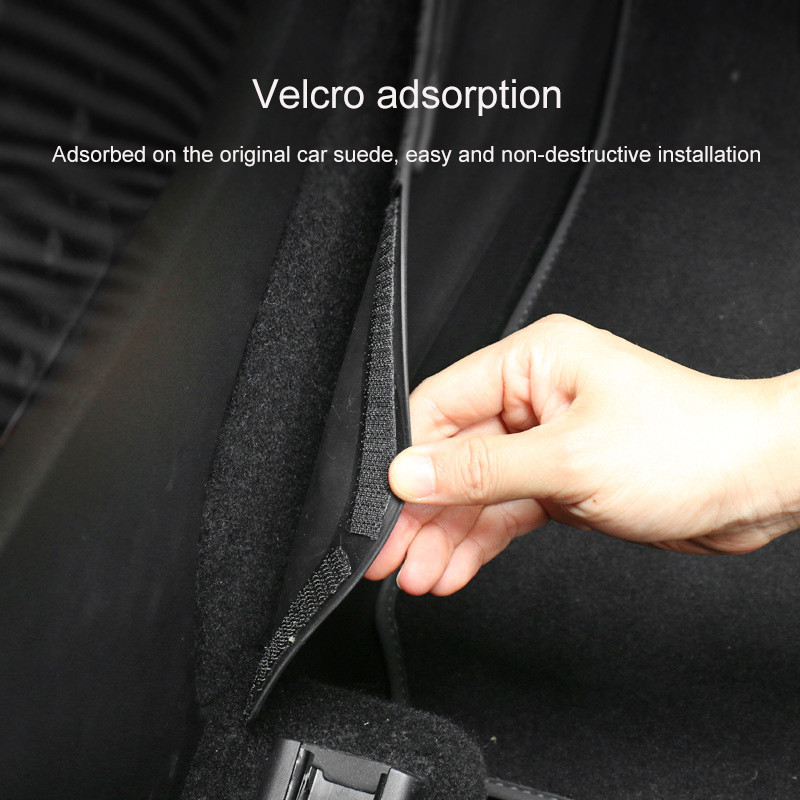 Tesla Model Y Model 3 TPE keskjuhtimispuldi külgkaitse jaoks. Löögivastane padi kaitsev jalapadja keskjuhtpaneeli külgpaneeli kate