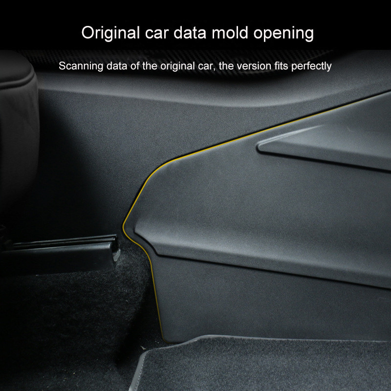 Tesla Model Y Model 3 TPE keskjuhtimispuldi külgkaitse jaoks. Löögivastane padi kaitsev jalapadja keskjuhtpaneeli külgpaneeli kate