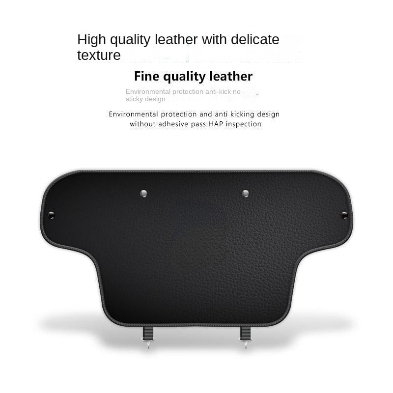 Για Tesla Model 3 Model Y Δερμάτινο προστατευτικό πλάτης καθίσματος Kick Mats Παιδικό προστατευτικό πλάτης καθίσματος Ανθεκτικό στο νερό