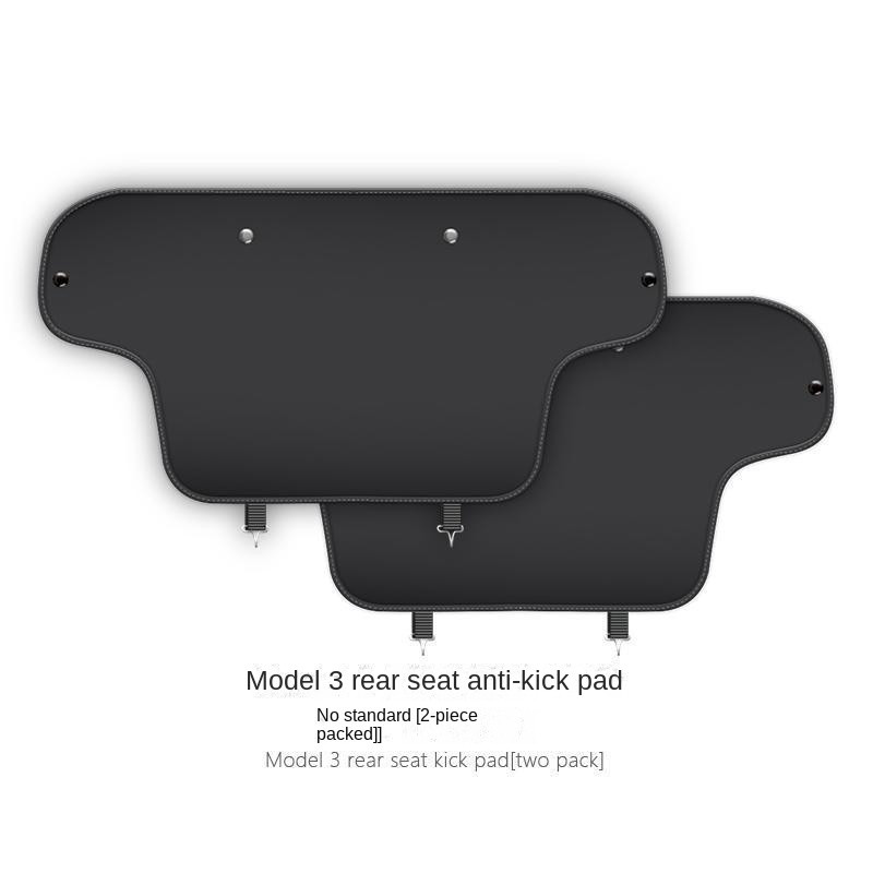 Για Tesla Model 3 Model Y Δερμάτινο προστατευτικό πλάτης καθίσματος Kick Mats Παιδικό προστατευτικό πλάτης καθίσματος Ανθεκτικό στο νερό