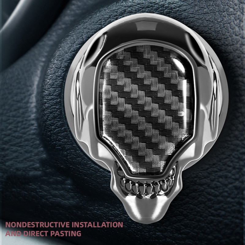 Ühe klõpsuga käivitus trimmikatte Mootori süüte käivitusseiskamisnupp Kaitsekaane süüteseadme sisekujundus sisustustarvikud