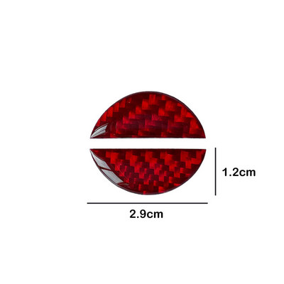 Αυτοκόλλητο σήμα έμβλημα τιμονιού αυτοκινήτου Διακοσμητικό από ανθρακόνημα για το Volvo XC40 XC60 XC90 V40 V60 S60 S90 Αξεσουάρ αυτοκινήτου