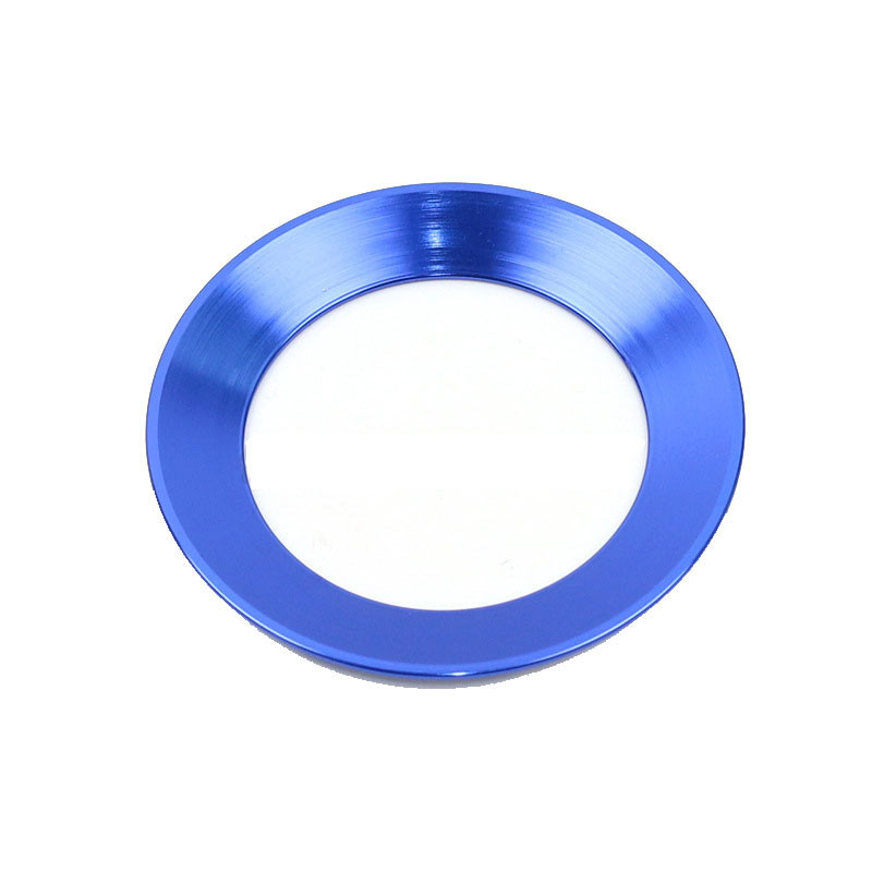 Auto Styling Rooliratta embleemi dekoratiivne rõngasrõngas tarvikute ümbris Volkswagen VW Golf 4 5 Polo Jetta Mk6 katetele