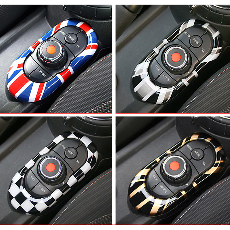 Dizajn automobila Pokretač središnje konzole Kontrolni poklopac školjke Naljepnica za Mini Cooper One S JCW Hatchback F55 F56 Dodaci za automobil