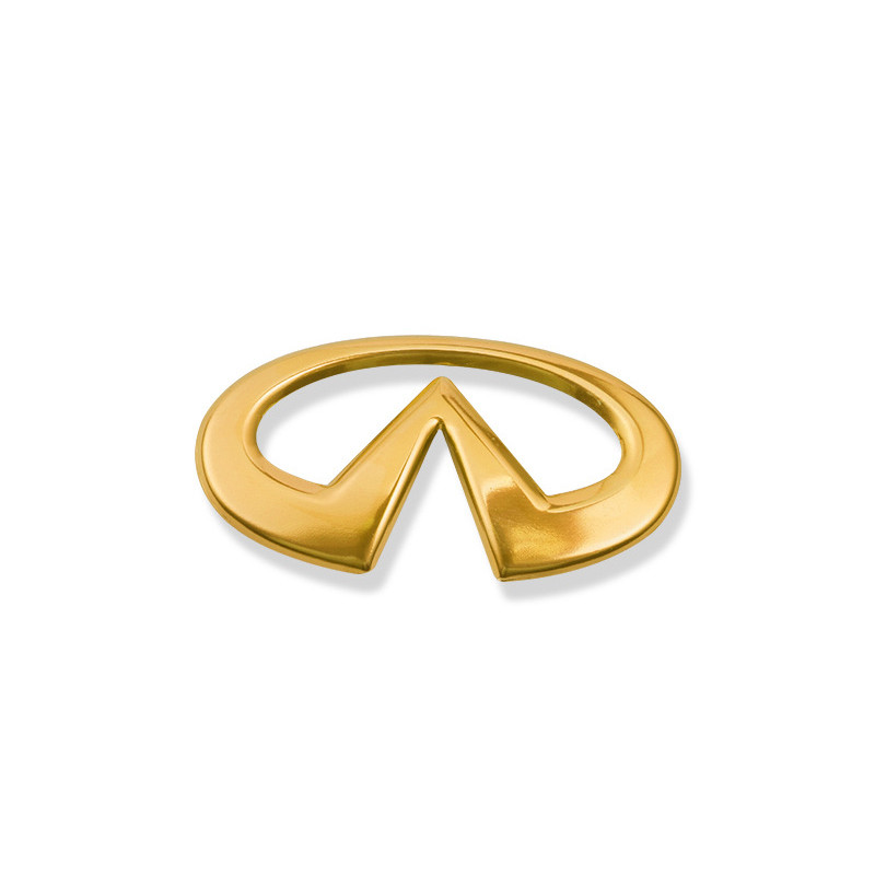 Автомобилни аксесоари за Infiniti Q50 Q60 QX60 QX50 QX70 QX80 Q30 G25 G35 FX35 FX лого на волана сплав Стикер за декорация на капака