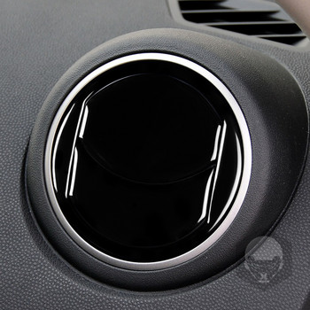 За Mazda 3 Axela 10-13 Mazdaspeed 3 Piano Black Both Side Climation Outlet Пластмасова плоча Облицовка Стикер за интериора на автомобила