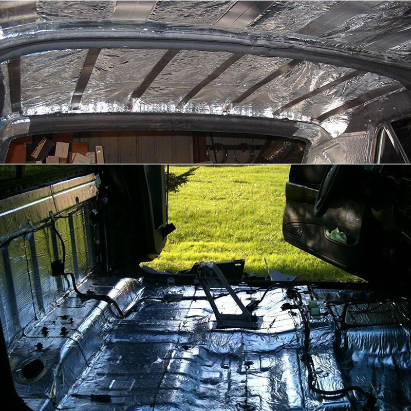 Automobilio aliuminio folija garso izoliacija šilumos izoliacija automobilio variklio garso izoliacija garso izoliacija šilumos izoliacija automobilio gaisro padas