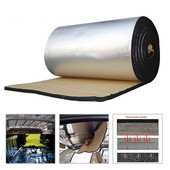 50*200CM 5/10mm aluminijska folija prigušivač zvuka izolacija prostirka buke toplinski štit izolacija automobil prigušivač pjena pamuk zvuk