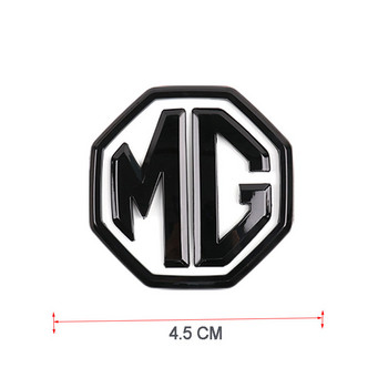 Λογότυπο MG για MG5 MG6 MGGT MG HS ZS Τιμόνι αυτοκινήτου Μαύρο Κάλυμμα λογότυπου εμβλήματος