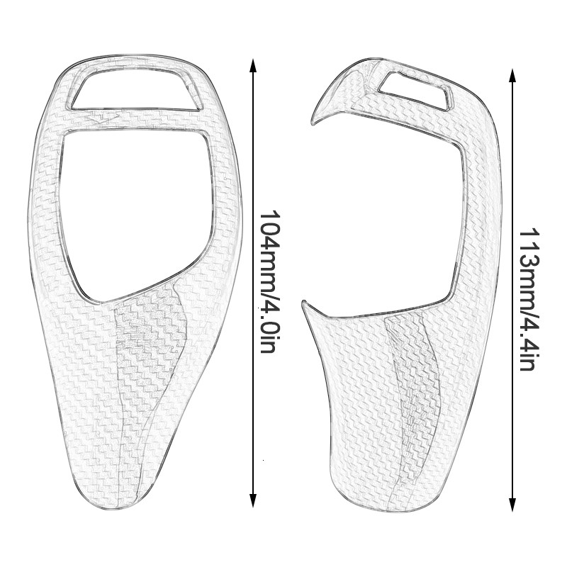 Naljepnice za poklopac ručice mjenjača od karbonskih vlakana za BMW F30 F10 F20 F32 F25 X5 F15 X6 F16 Dodaci za automobile
