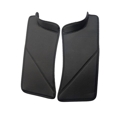 2 τμχ Προστατευτικό μαρσπιέ πίσω πόρτας αυτοκινήτου για Tesla Model Y Δερμάτινο πίσω κάθισμα Αντι-βρώμικο χαλάκι Αντικραδασμικό λουράκι μαρσπιέ πόρτας