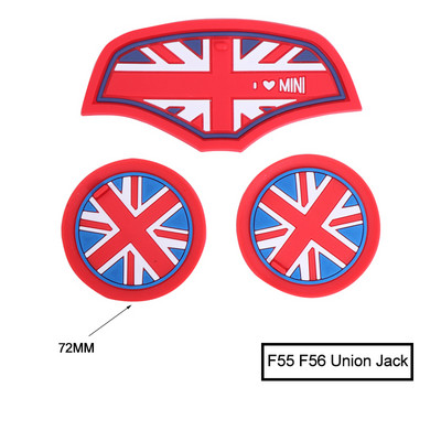 Podložak za čaj i vodu Silikonska podloga za prostirke otporna na udarce Unutrašnja protuklizna podloga ZA MINI COOPER Clubman F54 F55 F56 F60 Dodaci za stil automobila