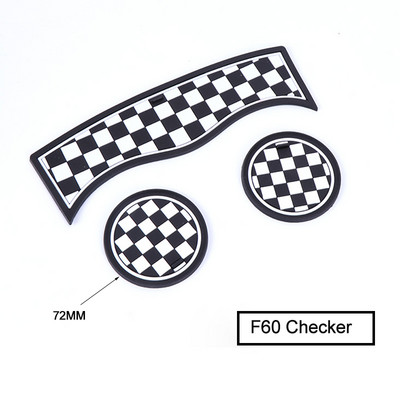 Podložak za čaj i vodu Silikonska podloga za prostirke otporna na udarce Unutrašnja protuklizna podloga ZA MINI COOPER Clubman F54 F55 F56 F60 Dodaci za stil automobila