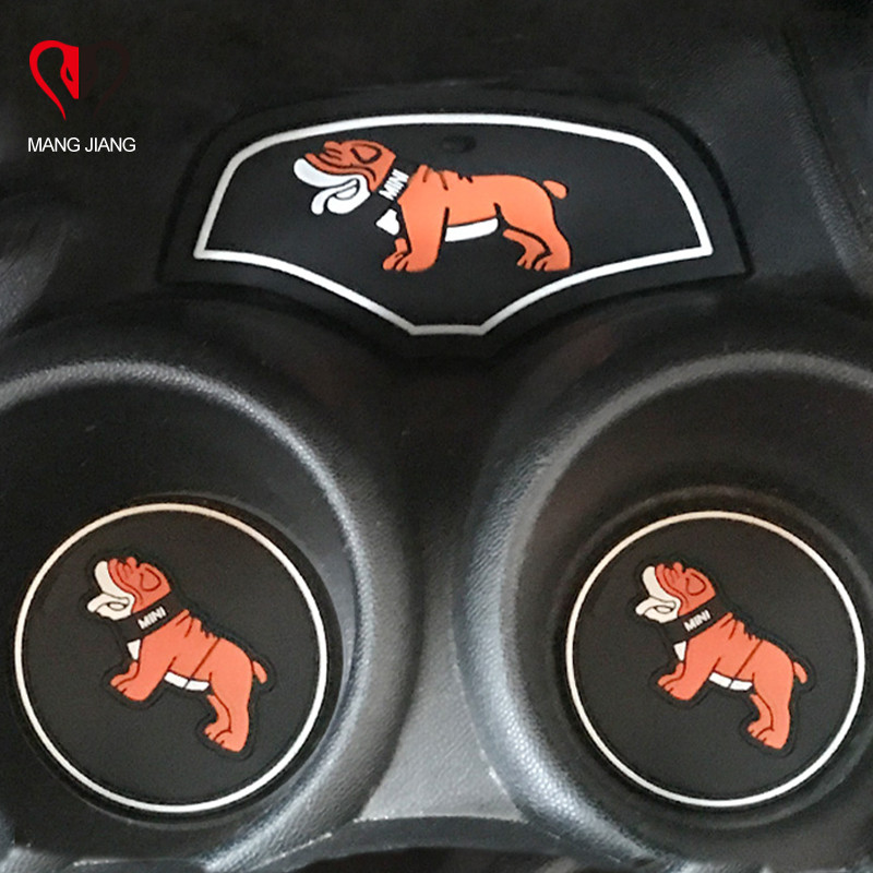 Podložak za čaj i vodu Silikonska podloga za prostirke otporna na udarce Unutrašnja protuklizna podloga ZA MINI COOPER Clubman F54 F55 F56 F60 Dodaci za stil automobila