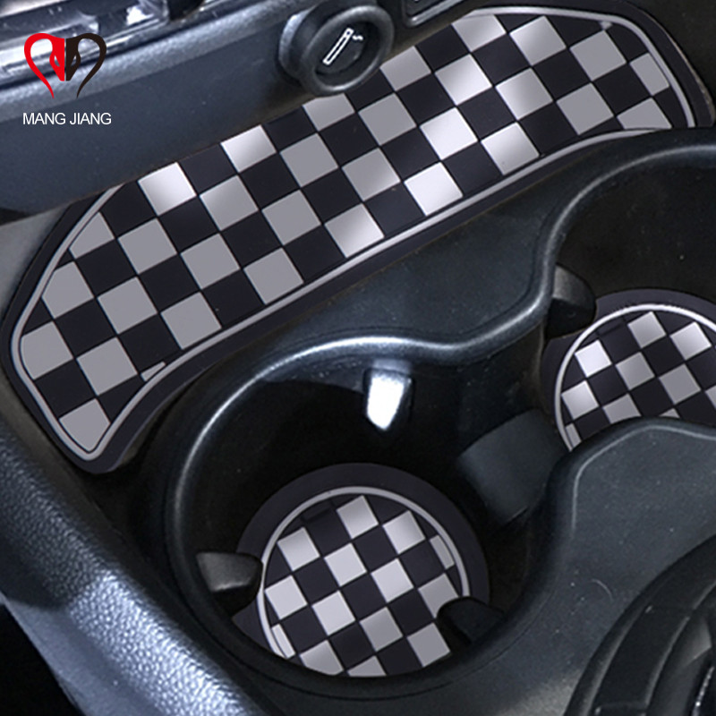 Podložak za čaj i vodu Silikonska podloga za prostirke otporna na udarce Unutrašnja protuklizna podloga ZA MINI COOPER Clubman F54 F55 F56 F60 Dodaci za stil automobila