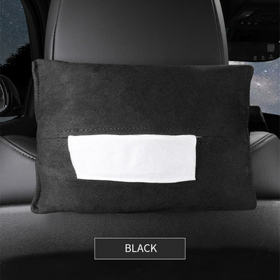 Prikladna za Porsche auto viseća kutija za maramice novi Cayenne Taycan Panamera Macam flip krznena torba za maramice