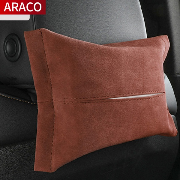 Prikladna za Porsche auto viseća kutija za maramice novi Cayenne Taycan Panamera Macam flip krznena torba za maramice