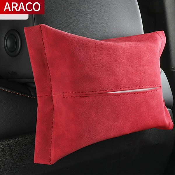 Prikladna za Porsche auto viseća kutija za maramice novi Cayenne Taycan Panamera Macam flip krznena torba za maramice