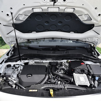 Изолация на предния капак на двигателя на автомобила Памучен тампон за Mercedes-Benz GLA H247 2020 Звукова топлинна подложка Пяна Звукоизолиращ памук с катарама