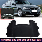 Autó motorháztető motor hangszigetelő vattapárna hangszigetelő hőszigetelő szőnyeg BMW E90 E91 E92 E93 323i 325i számára