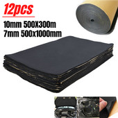 200 cm x 50 cm 3/5/7/8 mm mașină sunet fierbinte deadener covoraș izolație zgomot capota deadening motor firewall spumă termică autocolant bumbac