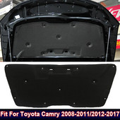 Autó első motorháztető motor hang-hőszigetelő pamut alátét hangszigetelő szőnyeg fedőhab TOYOTA Camry 2008-2011/2012-2017-hez